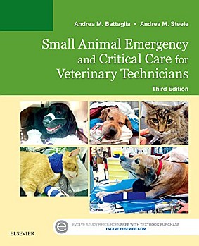表紙 Small Animal Emergency and Critical Care for Veterinary Technicians, 3E 表紙見本写真