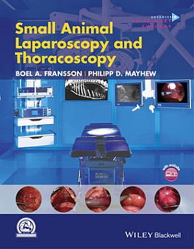 表紙 Small Animal Laparoscopy and Thoracoscopy 表紙見本写真