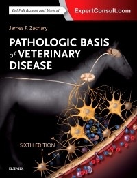 表紙 Pathologic Basis of Veterinary Disease Expert Consult, 6E 表紙見本写真