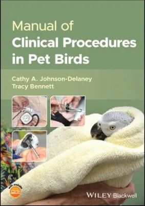 表紙 Manual of Clinical Procedures in Pet Birds 表紙見本写真