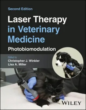 表紙 Laser Therapy in Veterinary Medicine: Photobiomodulation, 2E 表紙見本写真